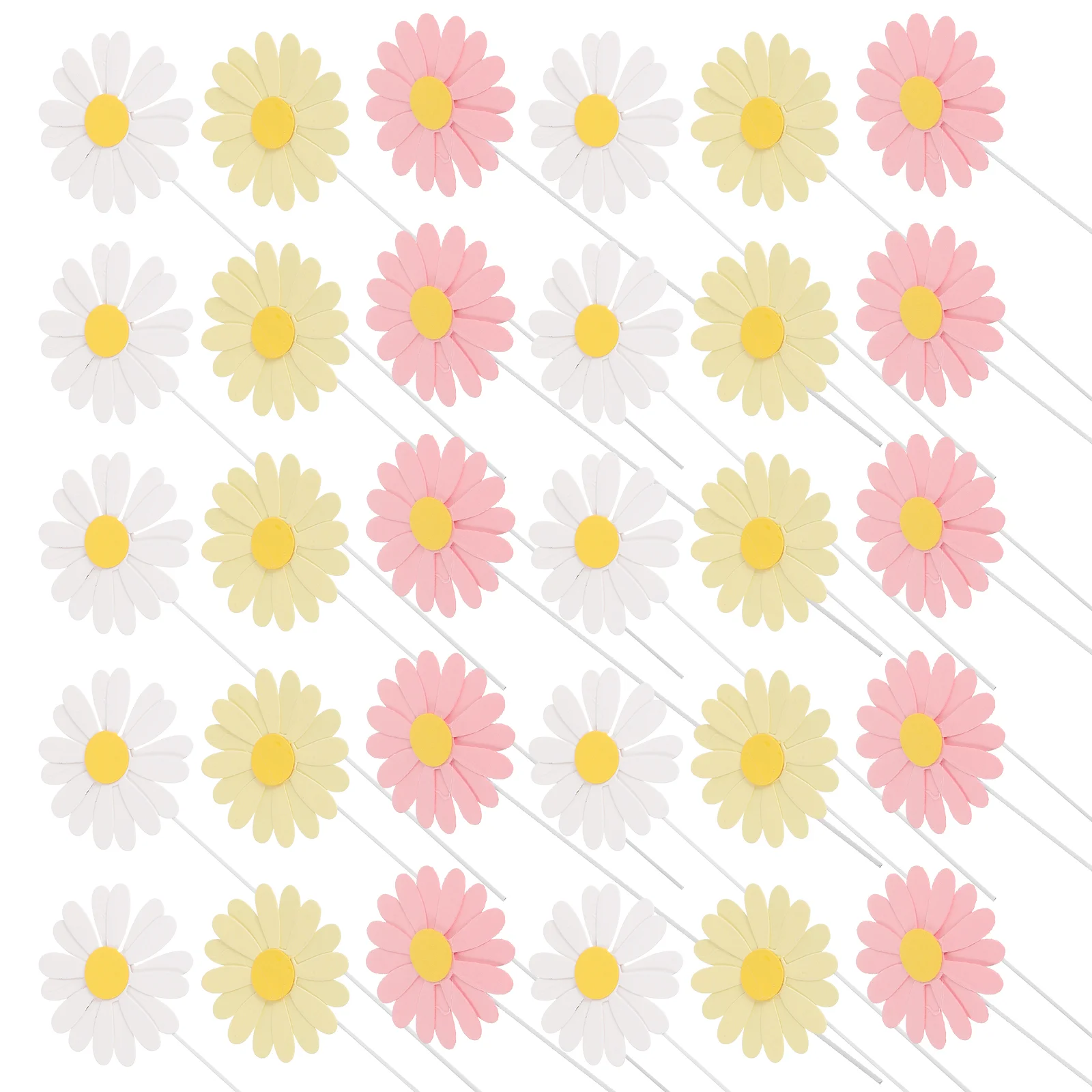 

Daisy Cupcake Toppers Cake Pick Flower Cake Topper Daisy Flower Cake Picks Birthday Cake Picks Daisy Flower Cake Toppers