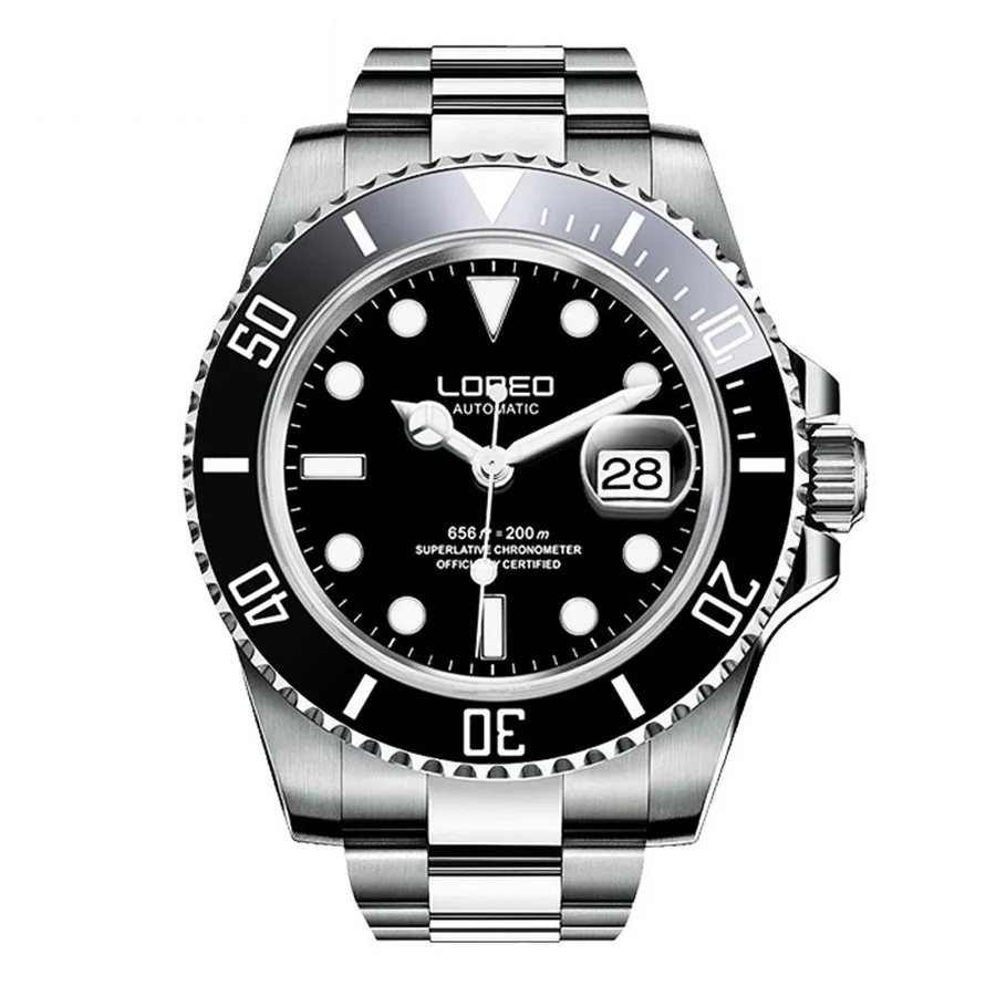 TOP Brand Rolexable Men's Watch Big DialFully Automatic Mechanical watch 30M Waterproof Montres Noctilucent Watches For Men |