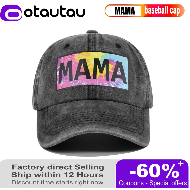Spring and Summer New MAMA Graffiti Printed Baseball Cap Gift ...