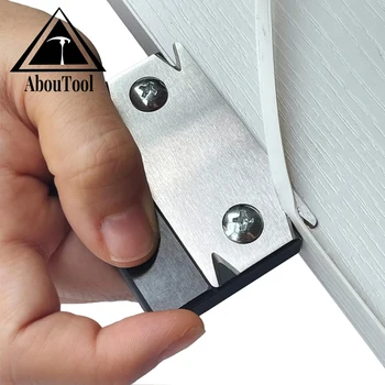 Coltello per rifilatura AbouTool per falegnameria, raschietto per smussatura e filettatura del legno, strumento per sbavatura bordi e angoli, pialla per rifilatura bordi