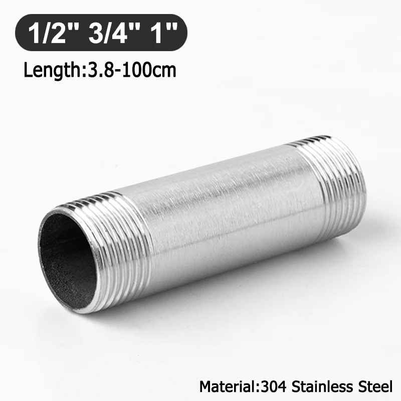 1/2" Femmina A 1/2" Maschio Adattatore In Acciaio Inox, 2 - Foto 7