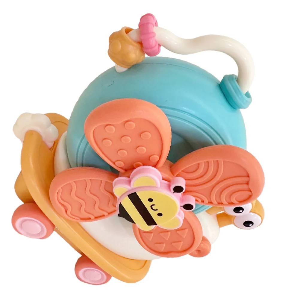 

Infant High Chair Toy With Suction Cup Baby Montessori Sensory Toy Bath Windmill Toy Snail Joyful Meal Table Shake Joyful Toys