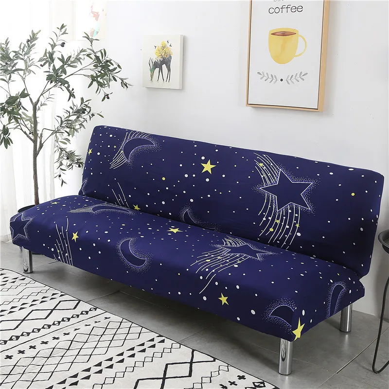 thumbnail image 1 of Funda elástica para sofá cama con diseño floral, sin reposabrazos, con todo incluido, antiarañazos, para sofá de 3 plazas, para sala de estar, 1 of 5