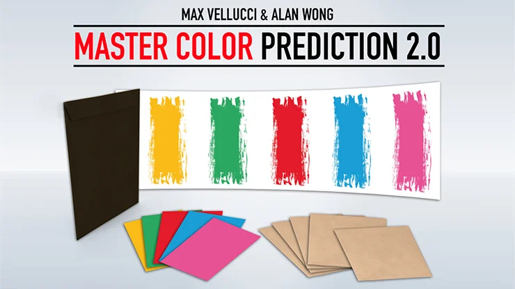 

Master Color Prediction 2.0 by Max Vellucci Magia Magician Stage Illusion Magic Tricks Gimmick Mentalism,Bizarre Psychokinesis