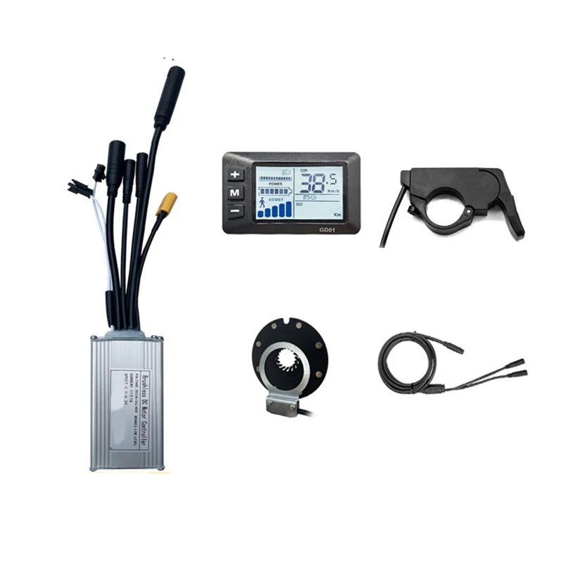 Controller System 17A Parts Accessories For 24V/36V/48V 250W/350W Motor GD01 With Universal Controller Small Kit