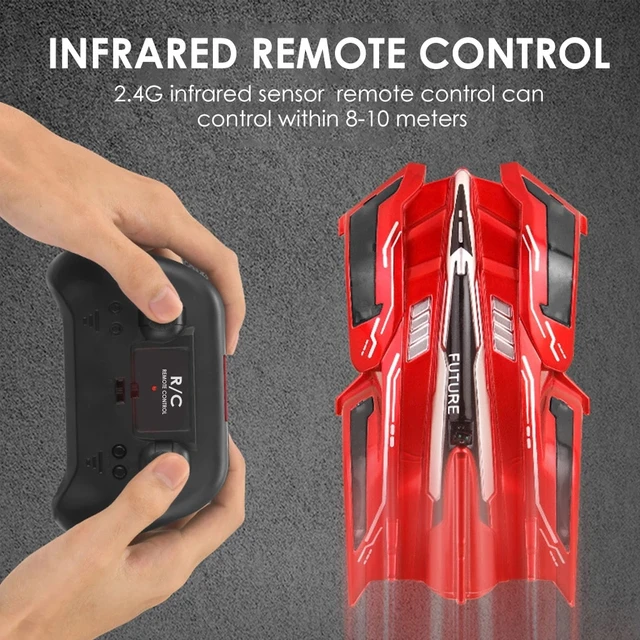 RC Wall Climbing Mini Car Toy Wireless Electric Remote Control Drift Race Toys Kids Stunt RC Car Anti Gravity 360 Rotating Car 4