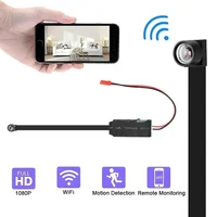 Mini Caméra IP WIFI 1080P avec Télécommande TF Cachée, Dispositif de Sécurité Domestique P2P, Révélateur de Mouvement, DIY 4
