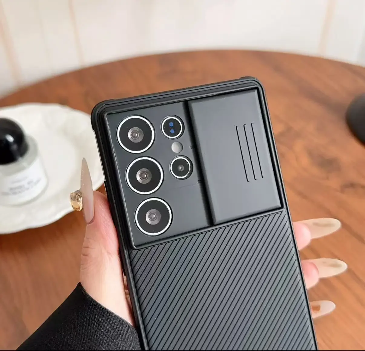 Premium Shockproof Magnetic Protective Case with Sliding Lens Cover