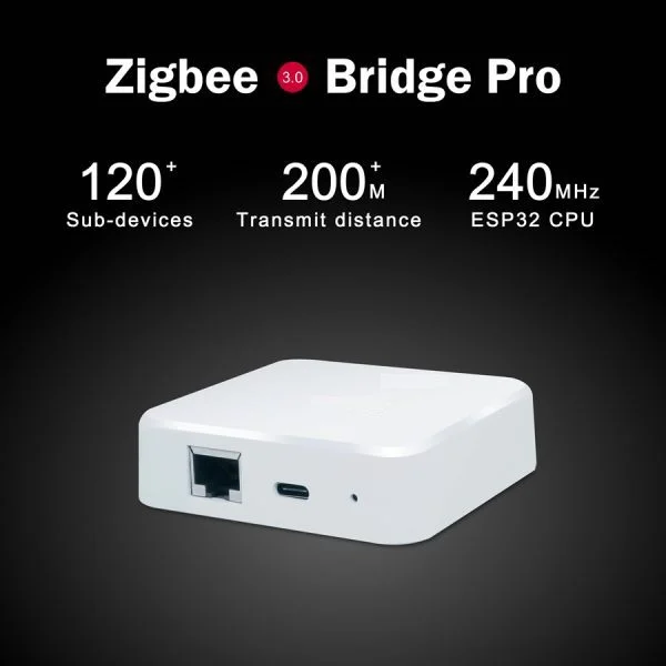 

Проводной шлюз Zigee3.0 поддерживает Zigbee2mqtt и Zha
