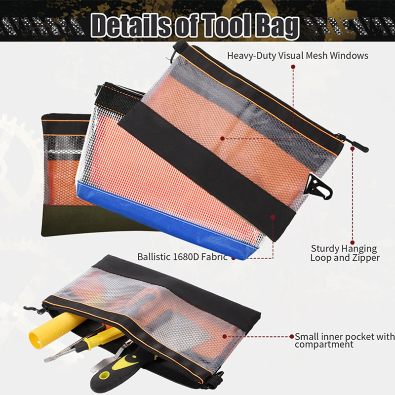 Transparent PVC Waterproof Multi-function Organizer Pouch