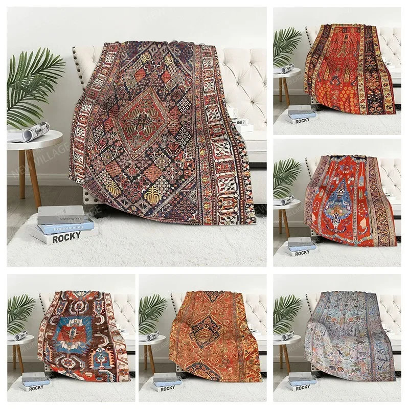 

Клетчатый диван для колена, одеяло, теплое зимнее покрывало для кровати, декоративное одеяло в стиле бохо, теплое флисовое нордическое винтажное марокканское мягкое и пушистое
