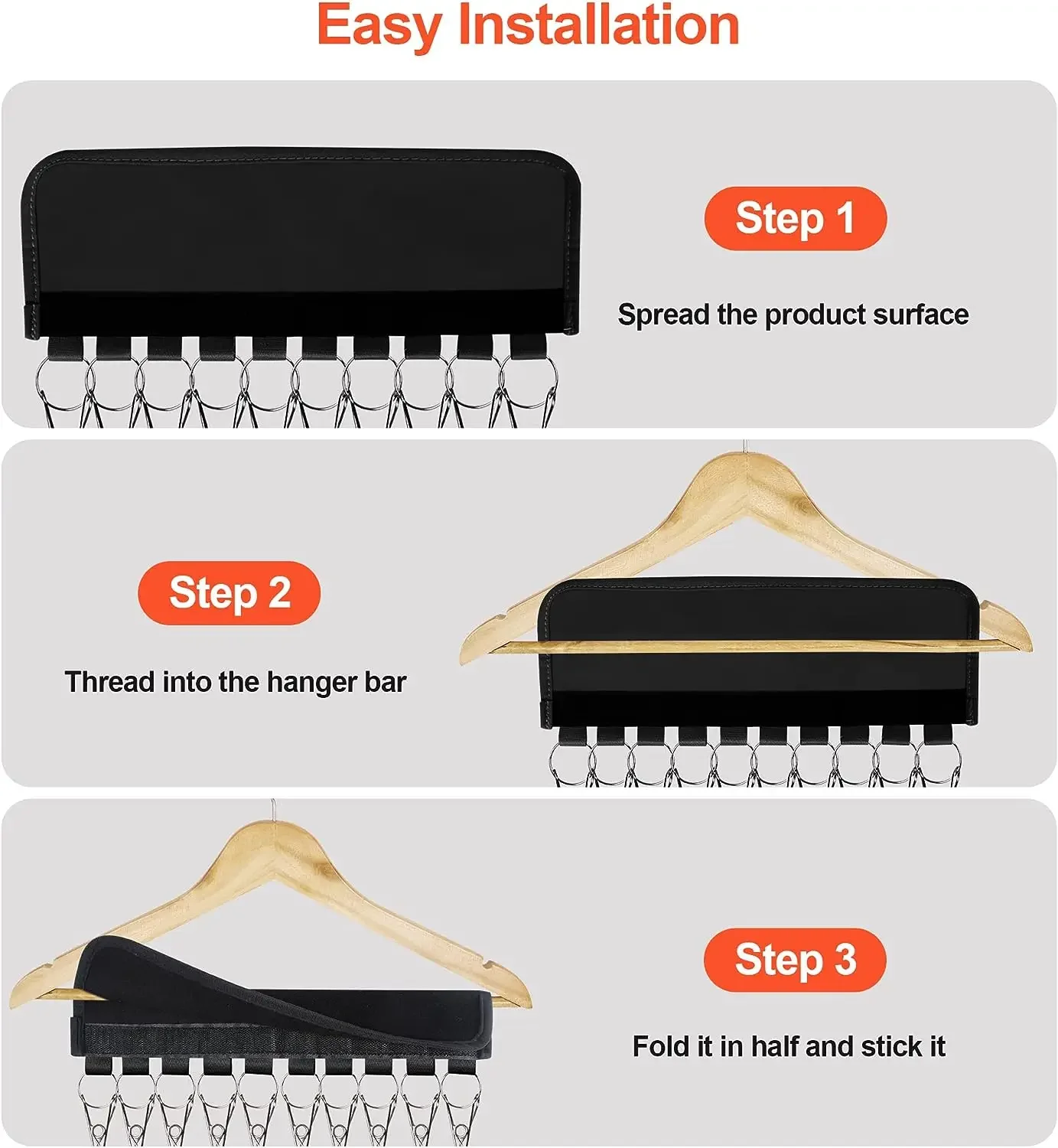 Foldable Hat Hanger Fabric Cap Towel Holders Stainless Steel Clips Multifunctional Clothes Hanger Wardrobe Clothing Organization 5