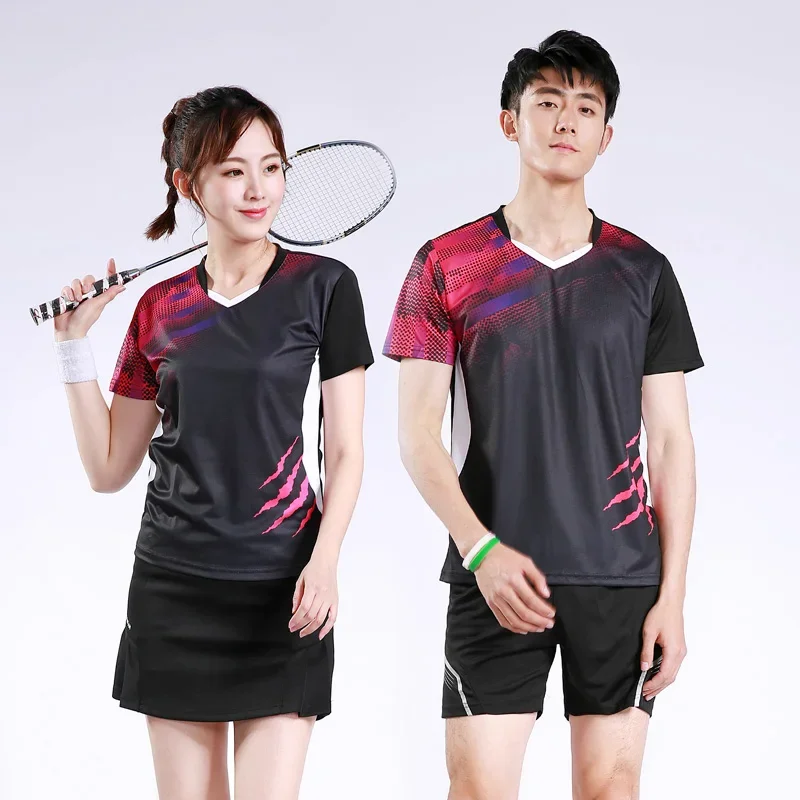 New Tennis Clothes Kids Badminton Table Tennis Shirts Boys Running Exercise T-Shirts Sportswear For Children