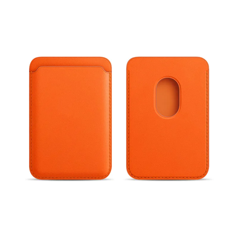 Leather Magnetic Card Wallet - Slim Credit Card Holder with Easy Access Design