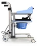 double hyraulic operate motorized drive patient lifting up transfer chair shower commode chair transport wheelchair rollator 4