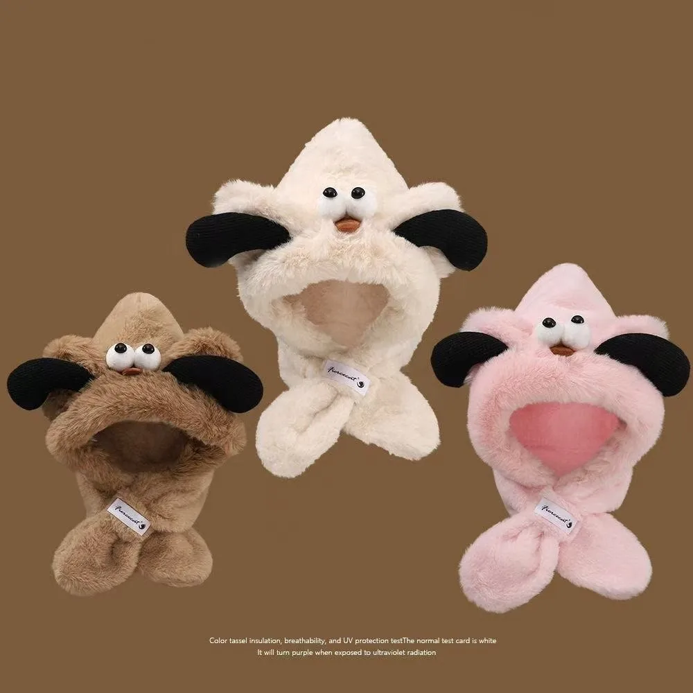 Polyester Kids Winter Warm Hat Scarf Set