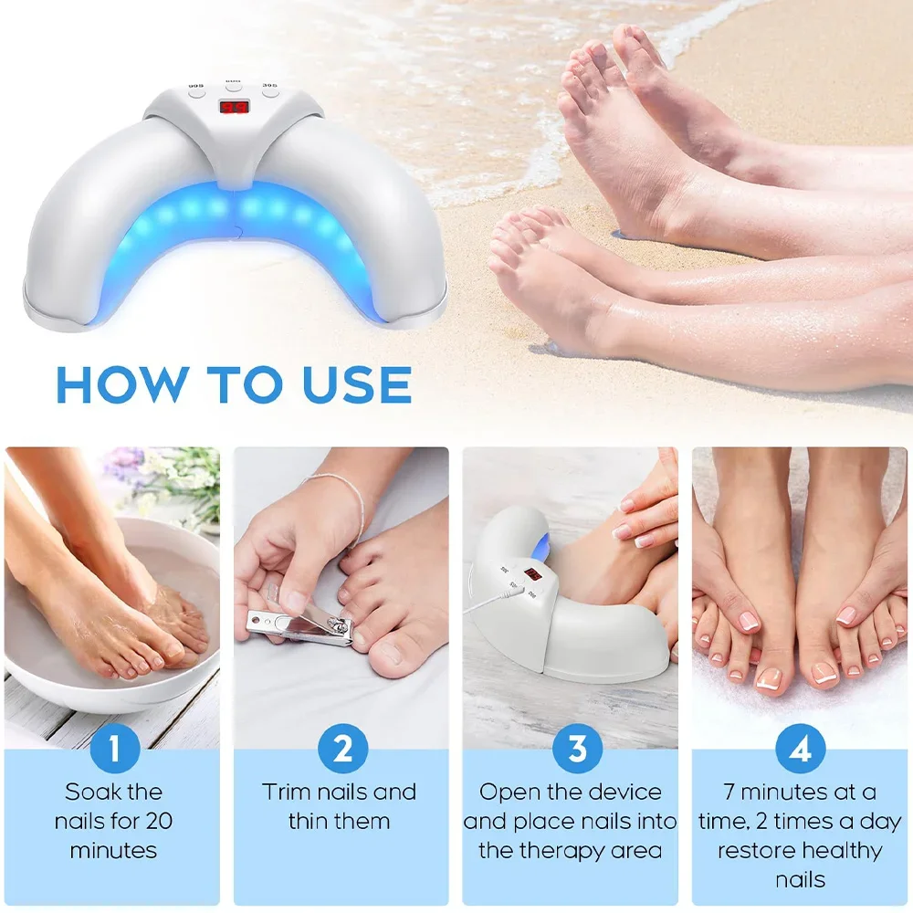 Fungal Nail Laser Device Repair Fast Nails Fungus Onychomycosis Repair Toenail Fingernail Removes Nail Fungus Foot Care Device