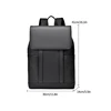 Minimalist Luxury Men's Backpack 15.6 Inch Laptop Backpack Waterproof Business Travel Backpacks for Men Luggage Strap Design 3