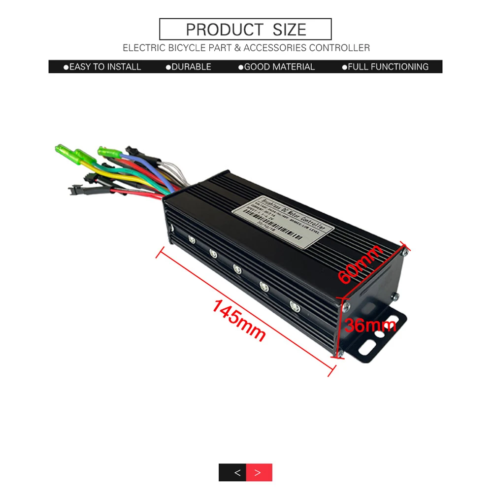 

Kit Controller Suite 8 PAS Kit ABS Black EN06 Display For E-bike Metal Self-learning Sine Wave TT-009 Throttle
