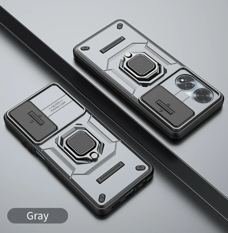 Armor Stossfest Hülle Fir OPPO A60 A79 4G Schutzhülle Ring Magnéithalter Coque Fundas Capa_voghion.com