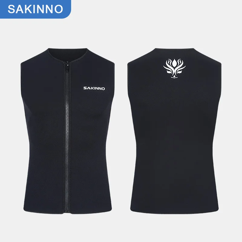 Diving Suits Men's and Women's Sleeveless Split Sun Protection Keeping Warm For Swimming Surfing Snorkeling