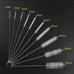 10 - Piece Multipurpose Household Cleaning Brush Set with Stainless Steel and Soft Bristles (10pcs)