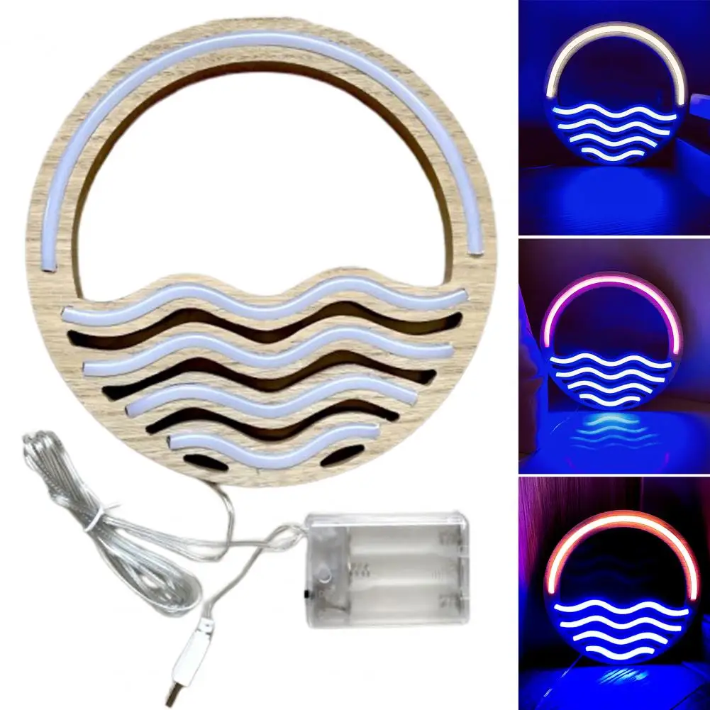

Energy-efficient Led Light Party Supplies Vibrant Sea-themed Led Neon Sign Light Usb/battery Operated Decorative Party