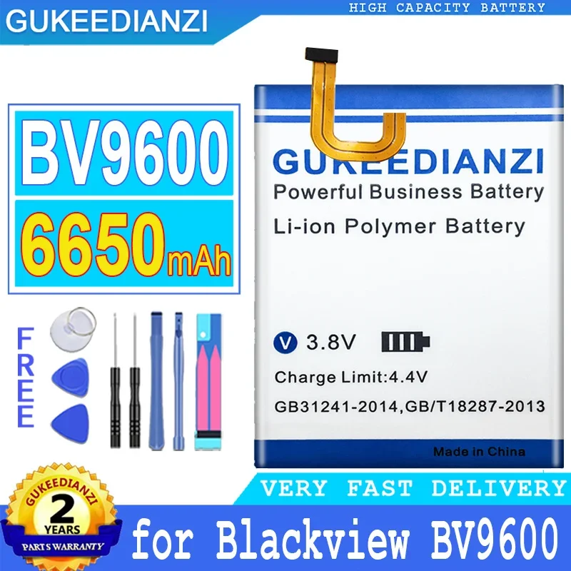 

6650mAh Replacement High Capacity Mobile Phone Battery For Blackview BV9600 626479P Smartphon Batteries