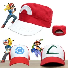 

Anime Pokemon Cartoon Embroidery Toy Baseball Cap Cartoon Peaked Cap Xiaozhi Same Style Hat Cool Kids Gifts
