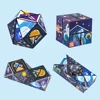 Magic Cubo Fidget Toys for Kids Geometric Changeable Magnetic Anti Stress 3D Hand Flip Puzzle Cubo Creative Boy Toys Xmas Gifts 3