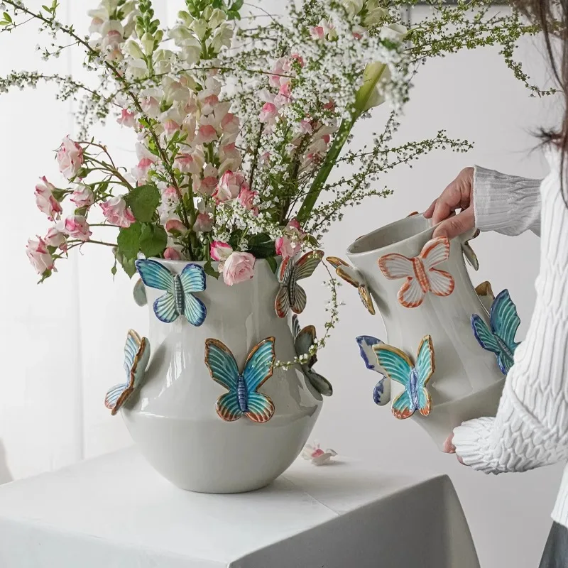 Vaso a farfalla in acrilico trasparente, vaso per fiori con cornice a farfalla, vaso decorativo unico e moderno per matrimoni, casa, ufficio, centrotavola, regalo per donne