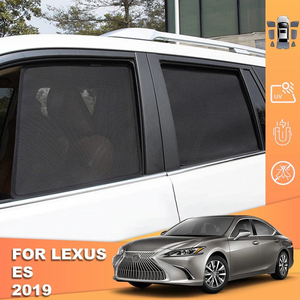 

For Lexus ES XZ10 2019-2024 350 300H Magnetic Car Sunshade Shield Front Windshield Curtain Rear Side Baby Window Sun Shade Visor