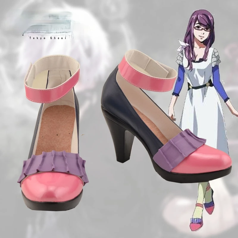 

Tokyo Ghoul Kamishiro Rize Anime Characters Shoe Cosplay Shoes Boots Party Costume Prop