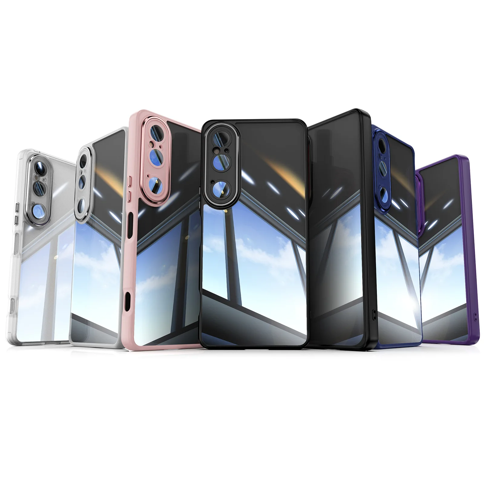 Premium Drop-Proof Phone Case with Metal Lens Protection and Separate Button Design