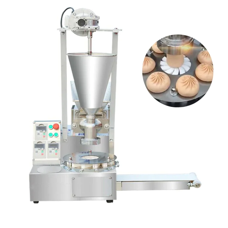 

Automatical Commercial Tabletop Stuffed Bun Machine Electric Momo Baozi Filling Making Machine Steam Bun Machine For Sale