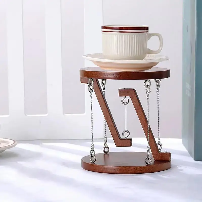 Creative Wooden Tensegrity Floating Table Sculpture