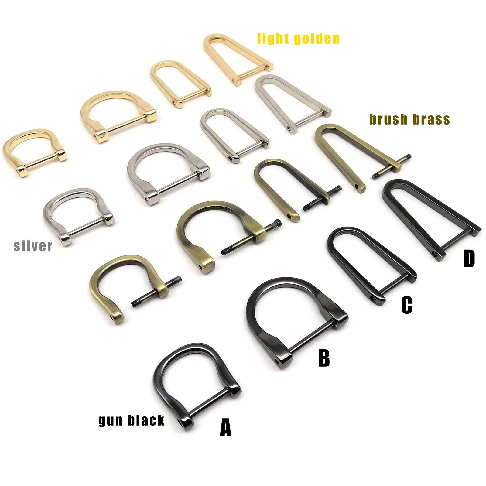 MetalDetachableOpenRemovableScrewHandbagLeatherShoulderHandBag