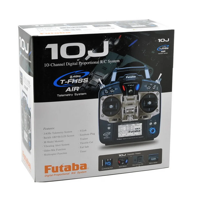 Futaba T10J 2.4GHz 10-Channels Remote Control With R3008SB Receiver For FPV Multicopter / Rc Drone / Rc Model Parts thumbnail 2