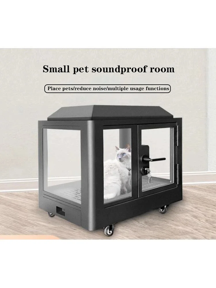 

Universal Multi-Function Mobile Silent Cabin for Pets, Soundproof Room, Household Kennel, Small Cat, Soundproof Room