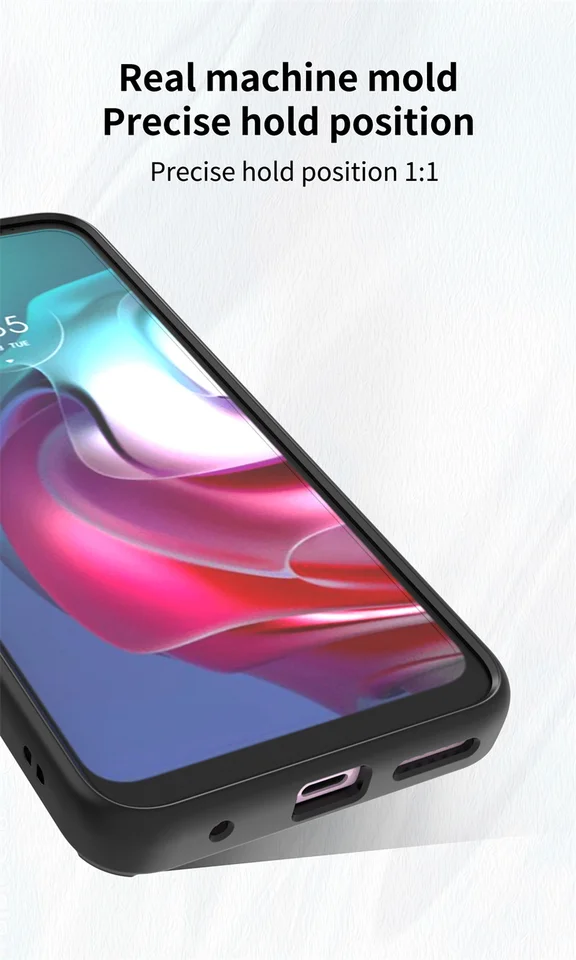 ILING Cover Per Motorola Moto G30/Moto G20/Moto G10/Moto G10 Power, Militare Custodia Con Stand Supporto Anello A 360° [Supporto] Opaca Silicone PC TPU Bumper Antiurto Case (Blu - Foto 12