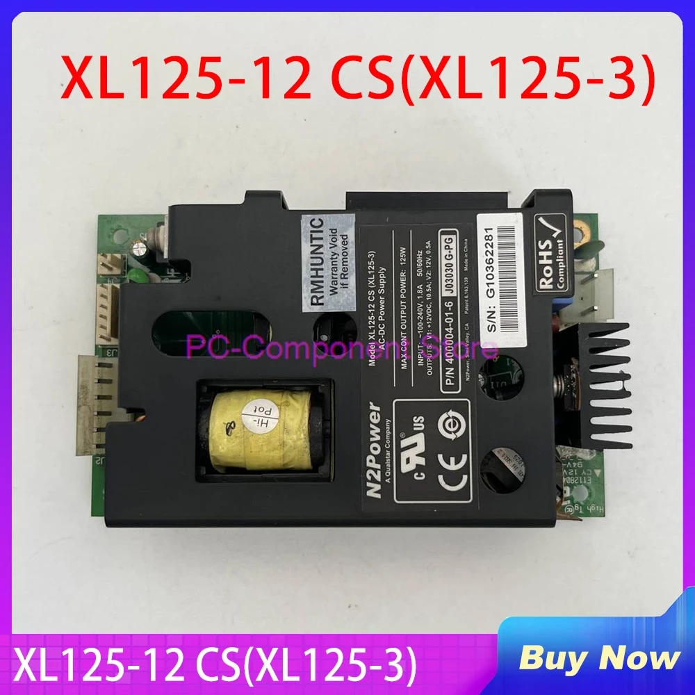 

Power Supply XL125-12 CS(XL125-3) V1 12VDC 10.5A/V2 12V 0.5A