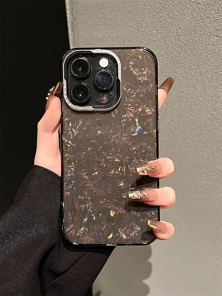 

[Высокое качество] черный чехол с рисунком 15, чехол для телефона iPhone 14promax, чехол 13 Slamproof 12, Женский Pro15promax 14promax 13promax 12pr