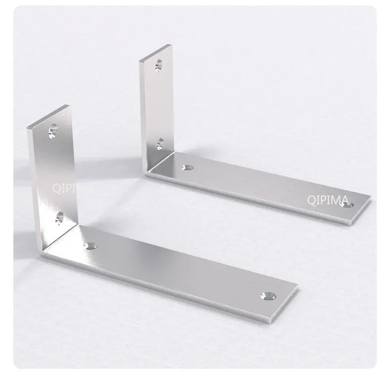 Type L 90 Degree Angle Fastener Triangle Corner Bracket Stainless Steel Universal Connector