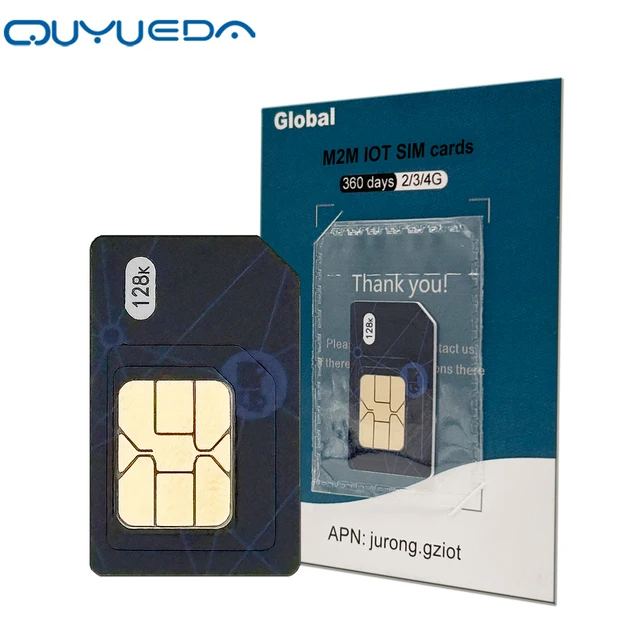 Carte SIM 4G mondiale pour dispositifs intelligents M2M/IoT, pour collier de suivi GPS, appareil IoT, 360 Mo de données, 1 an de trafic Internet rechargeable 1