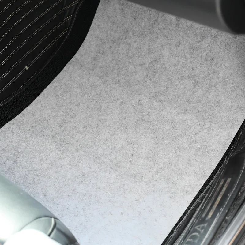 Disposable Felt Car Floor Mats Universal Waterproof All-Weather Liner Thick Absorbent Protective Cover Car Interior Accessories
