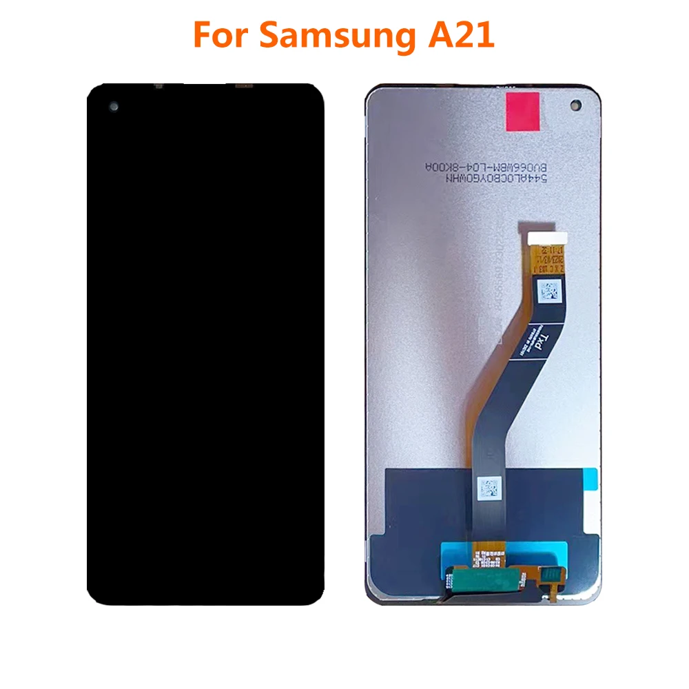 Display Da 6.5 "A21 Per Samsung Galaxy A21 Lcd A215F A215U Display Lcd Touch Screen Digitizer Assembly Parti Di Ricambio