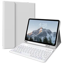 Premium Detachable Magnetic Keyboard Case with Cover - Japanese (GRAY)