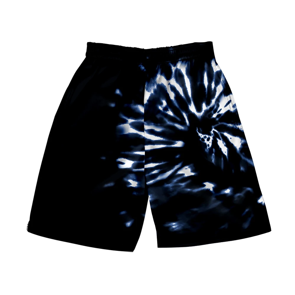

Пляжные шорты Tie Dye, мужская и женская одежда, повседневные шорты с 3D Цифровым принтом, модные трендовые штаны для пар