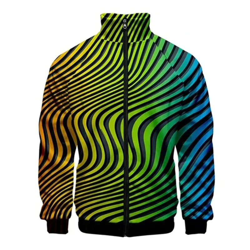 thumbnail image 1 of Chaqueta con cremallera de piel de serpiente y tigre con estampado 3D para hombre, abrigo de manga larga con estampado de animales geniales, chaquetas holgadas con personalidad, ropa de calle, 1 of 5