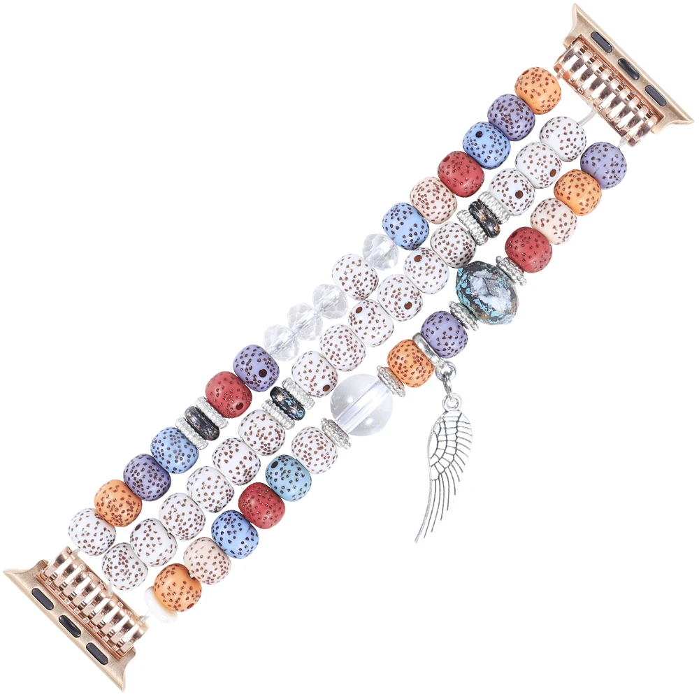 Jewelry strap For Apple Watch band 45mm 41mm 44mm 40mm 42mm 38mm Women Elastic Bracelet Wristband For iwatch Ultra 8 7 6 5 4 SE